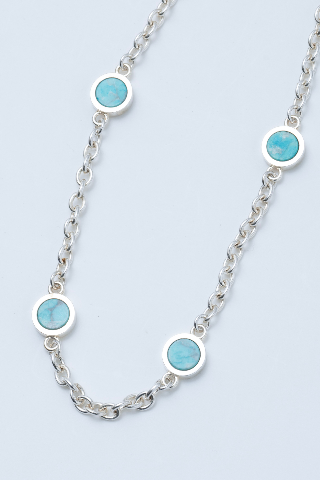 STONE NECKLACE (Ice Blue / Turquoise)