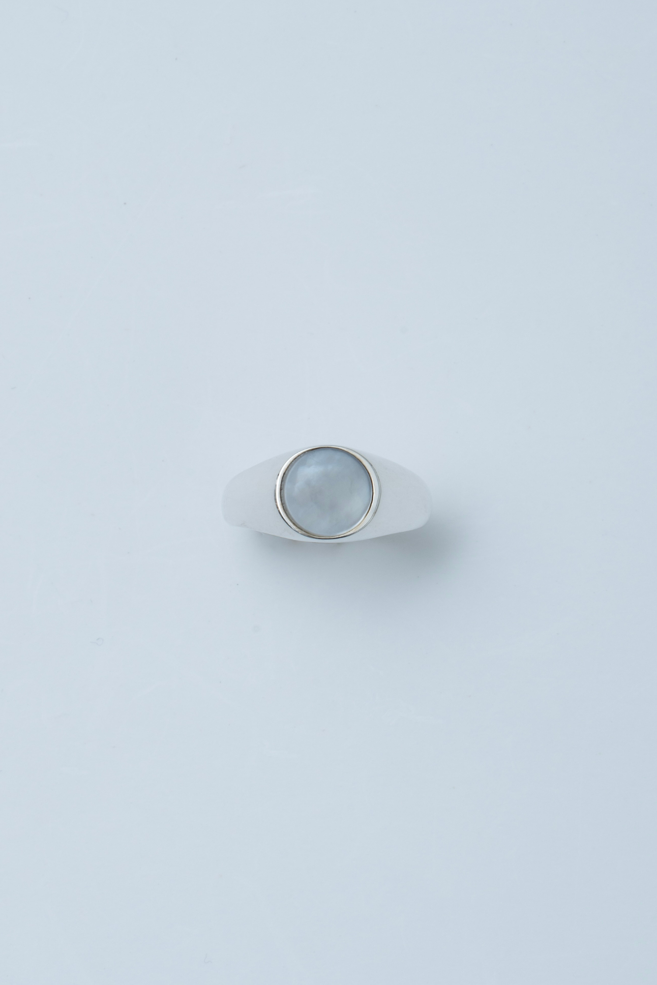 STONE RING(White / Shell)
