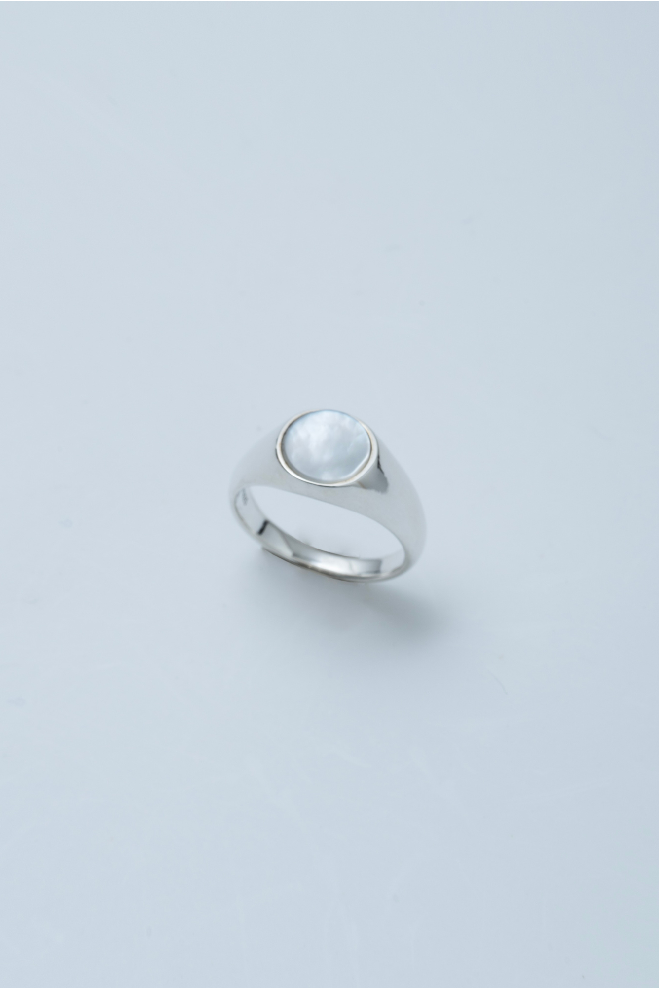 STONE RING(White / Shell)