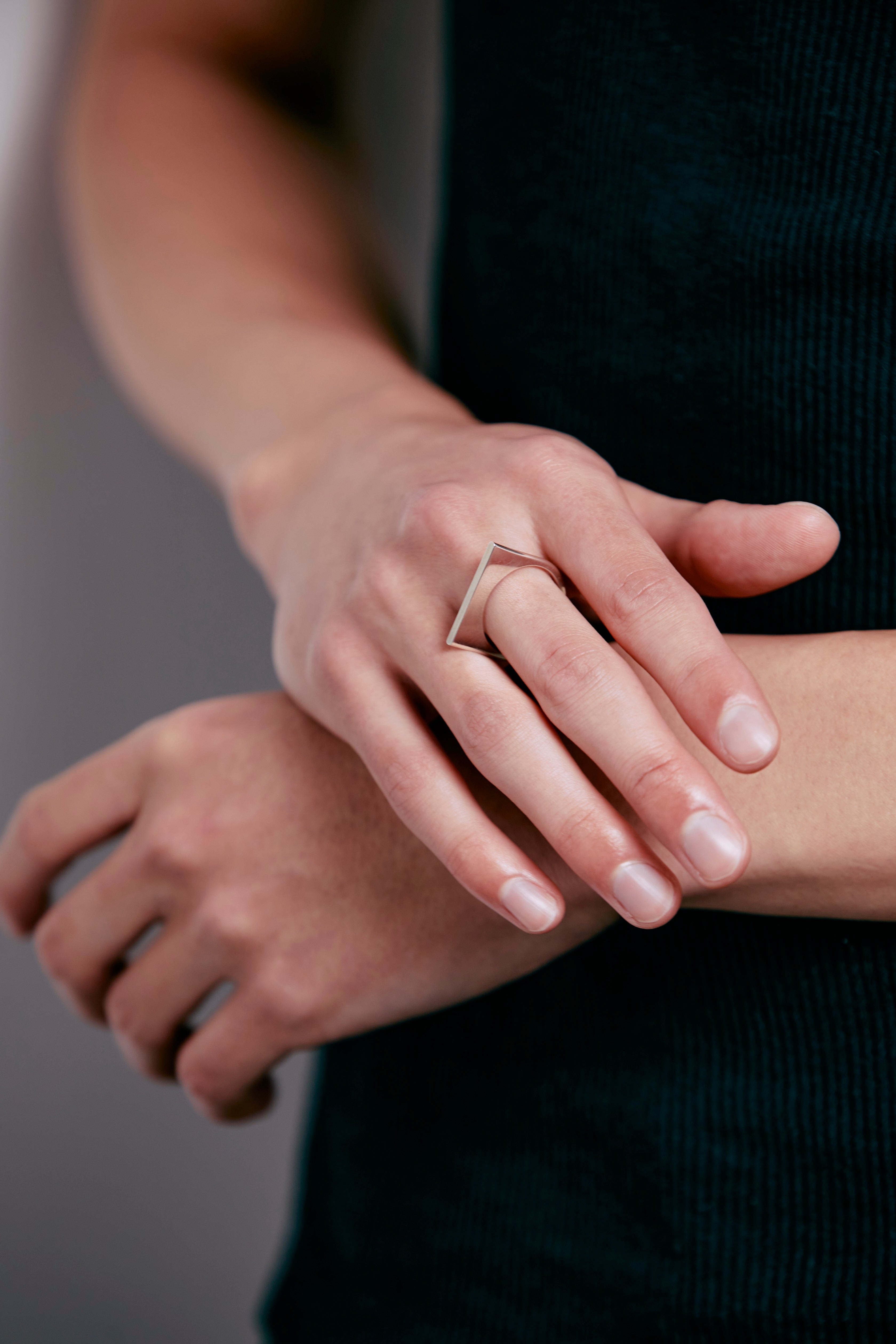 SYMPLE RING(SLIM / Silver)