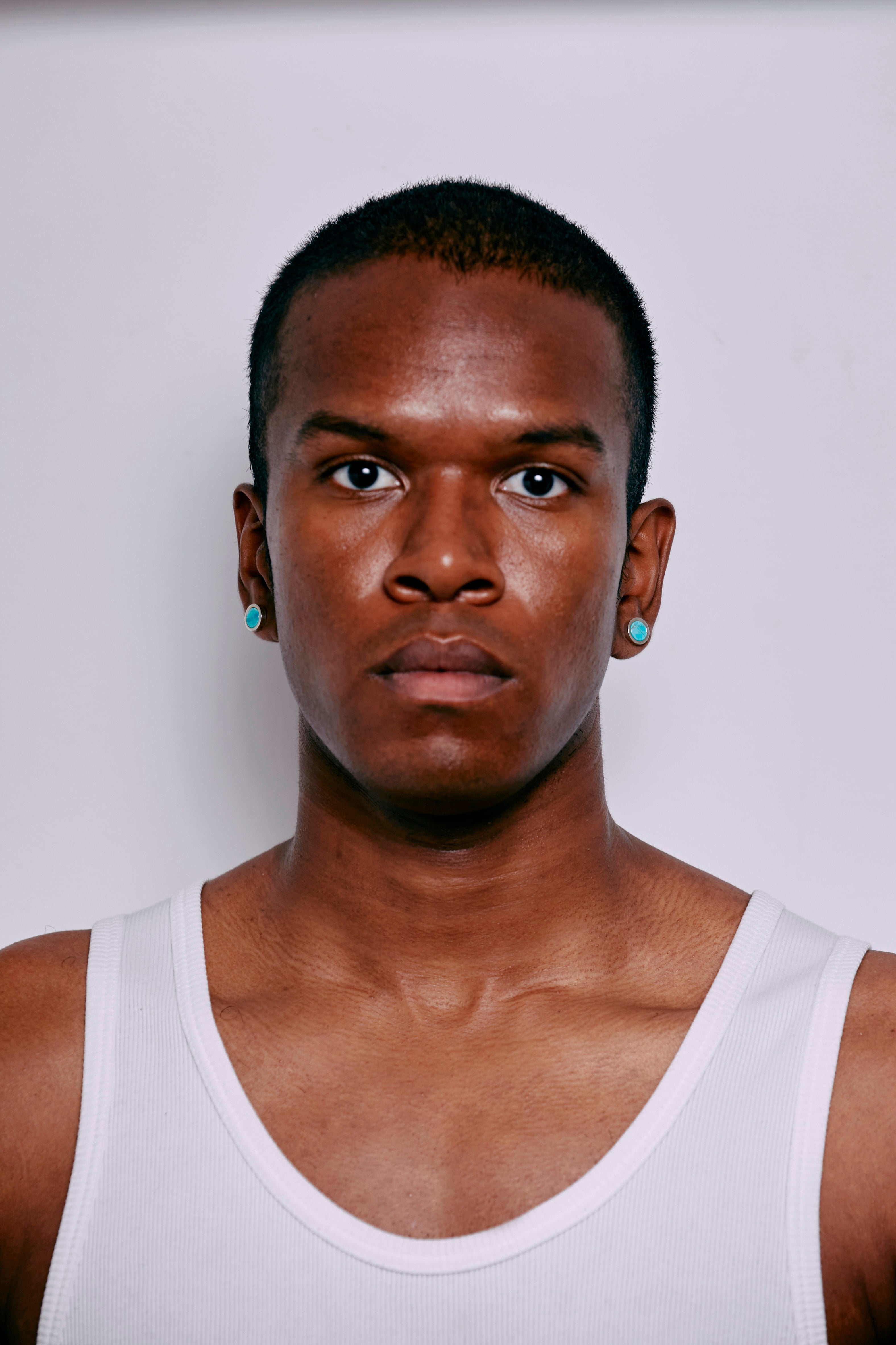 STONE EARRINGS(Ice Blue / Turquoise)