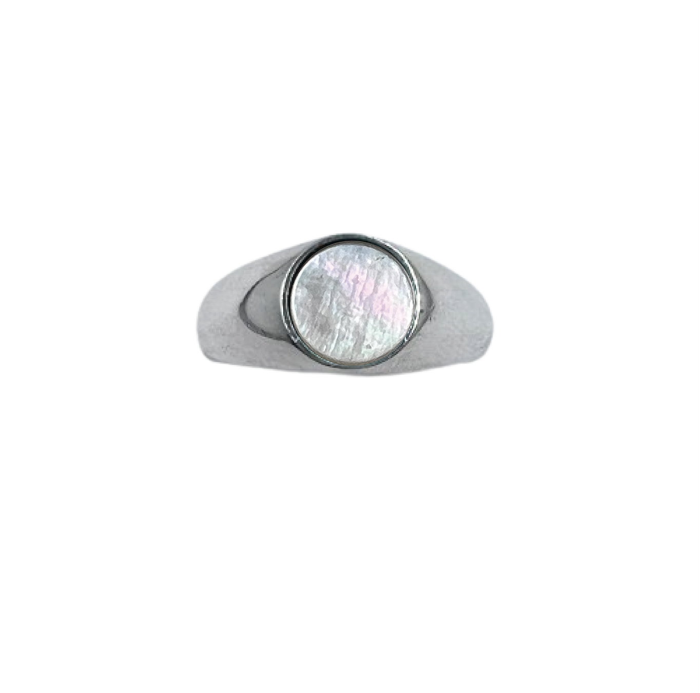 STONE RING（White / Shell）