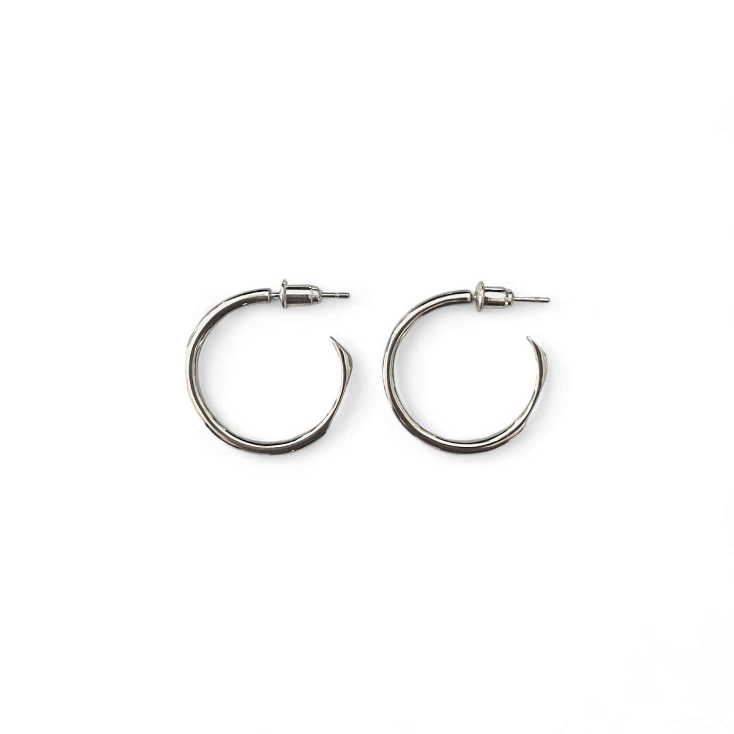 HOOP EARRING(SLIM-Silver)