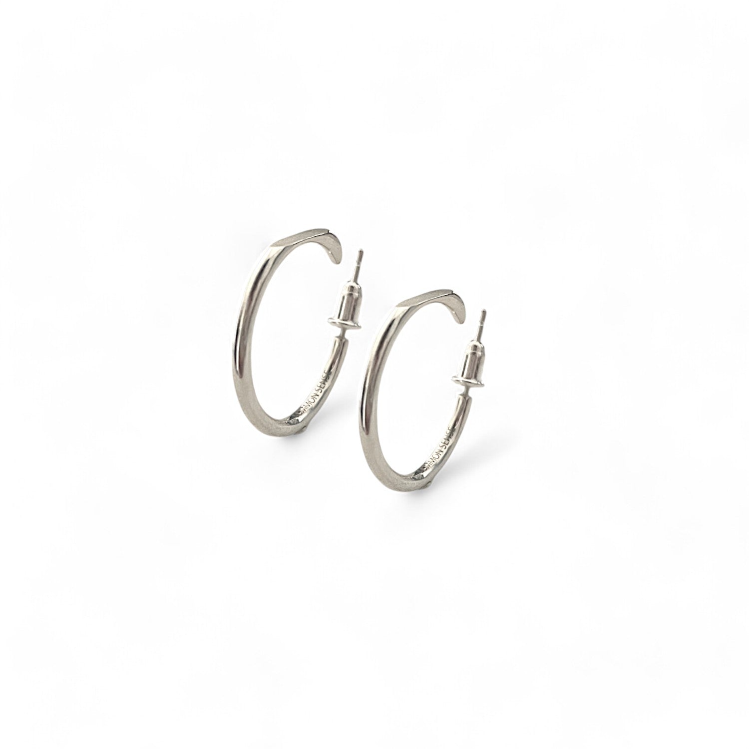 HOOP EARRING(SLIM-Silver)