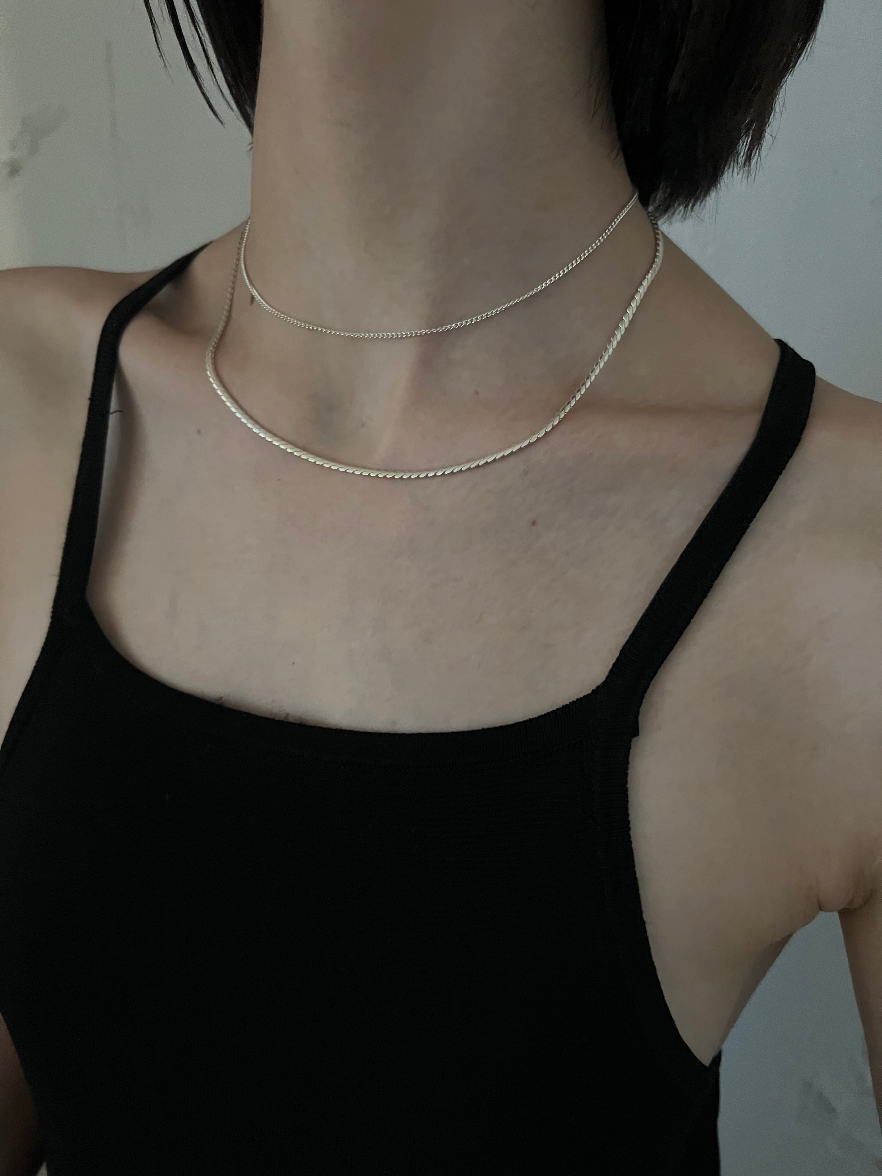 Simple Necklace #03 Silver