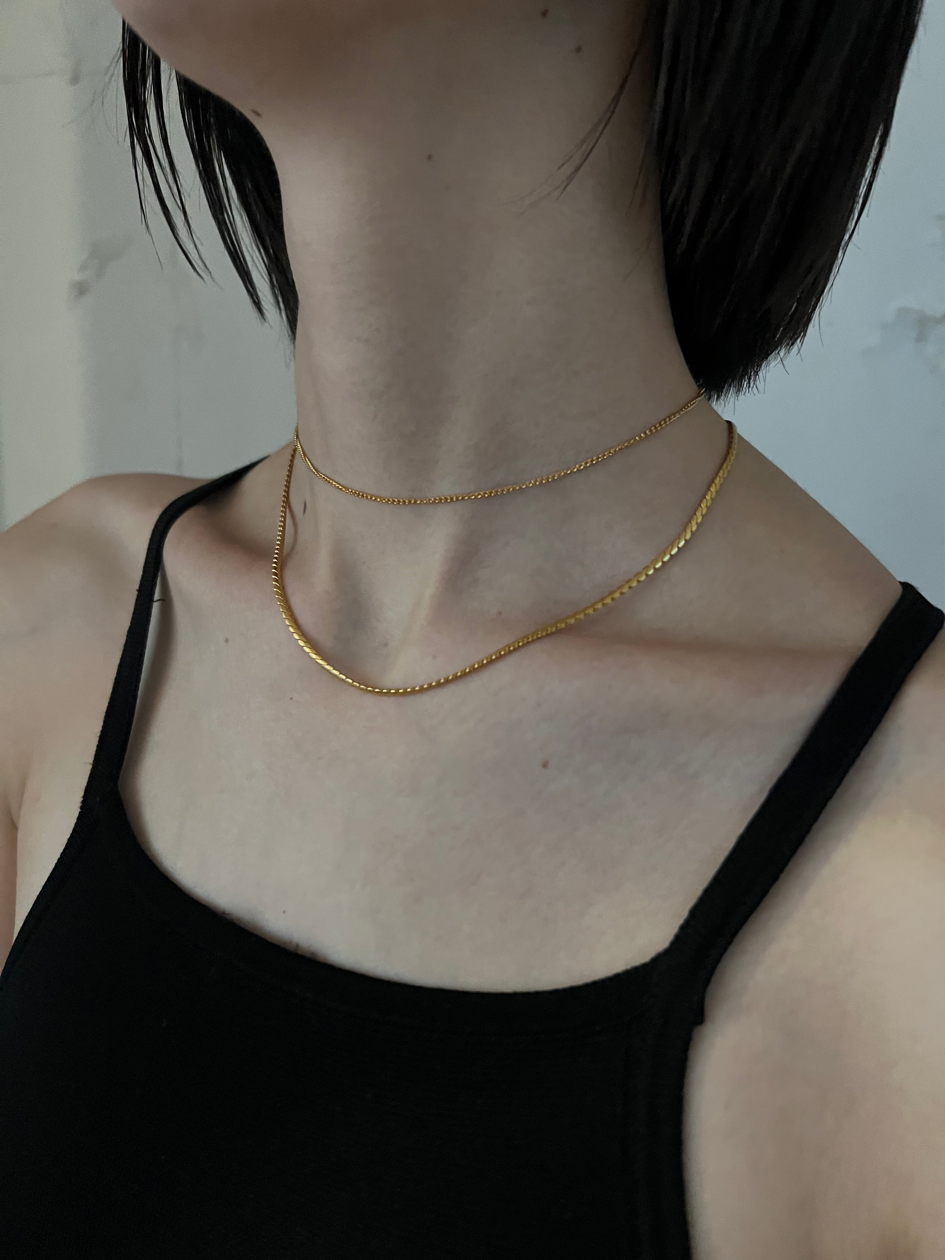 Simple Necklace #03 Gold