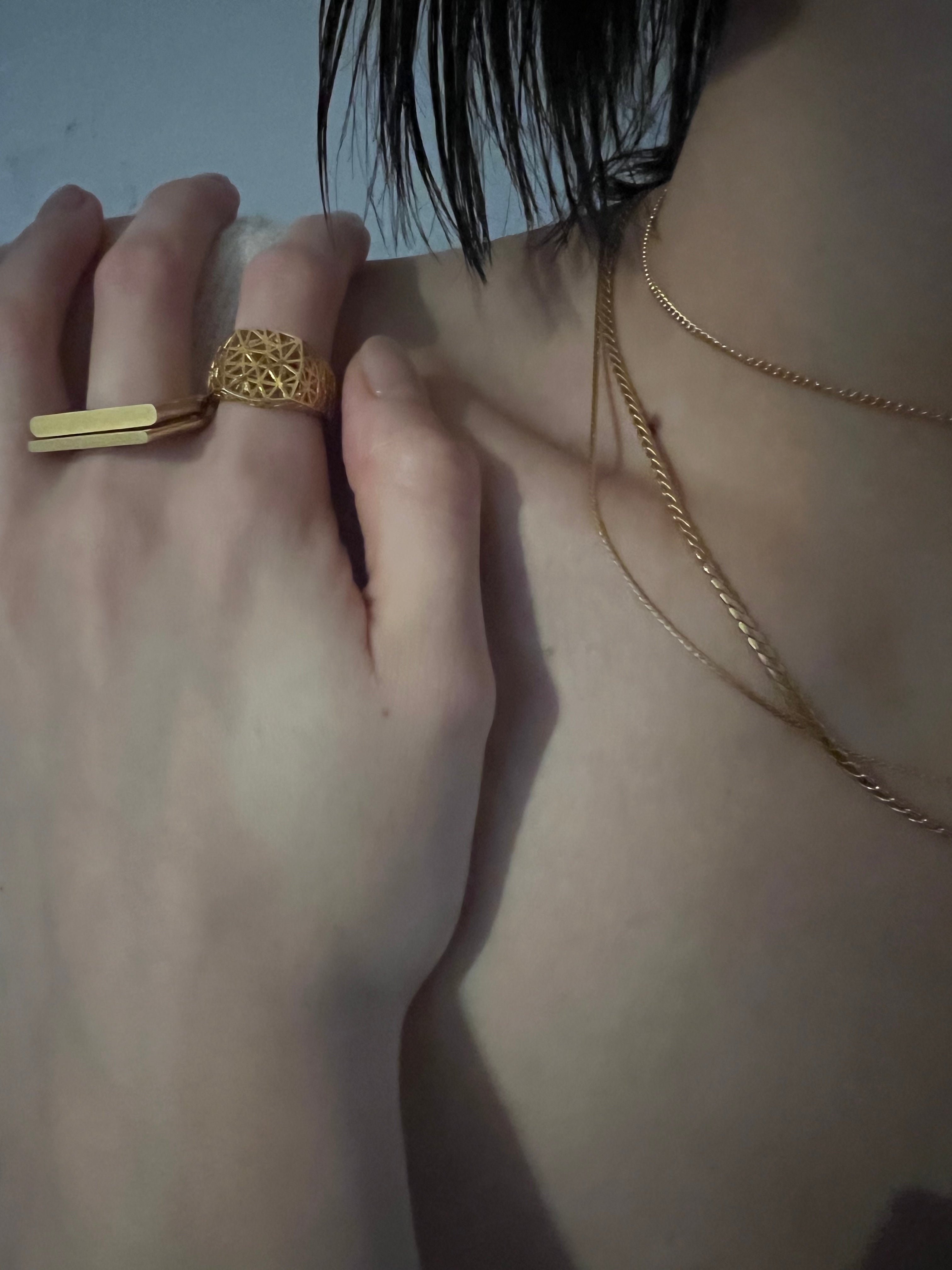 SYMPLE RING（SLIM / Gold）