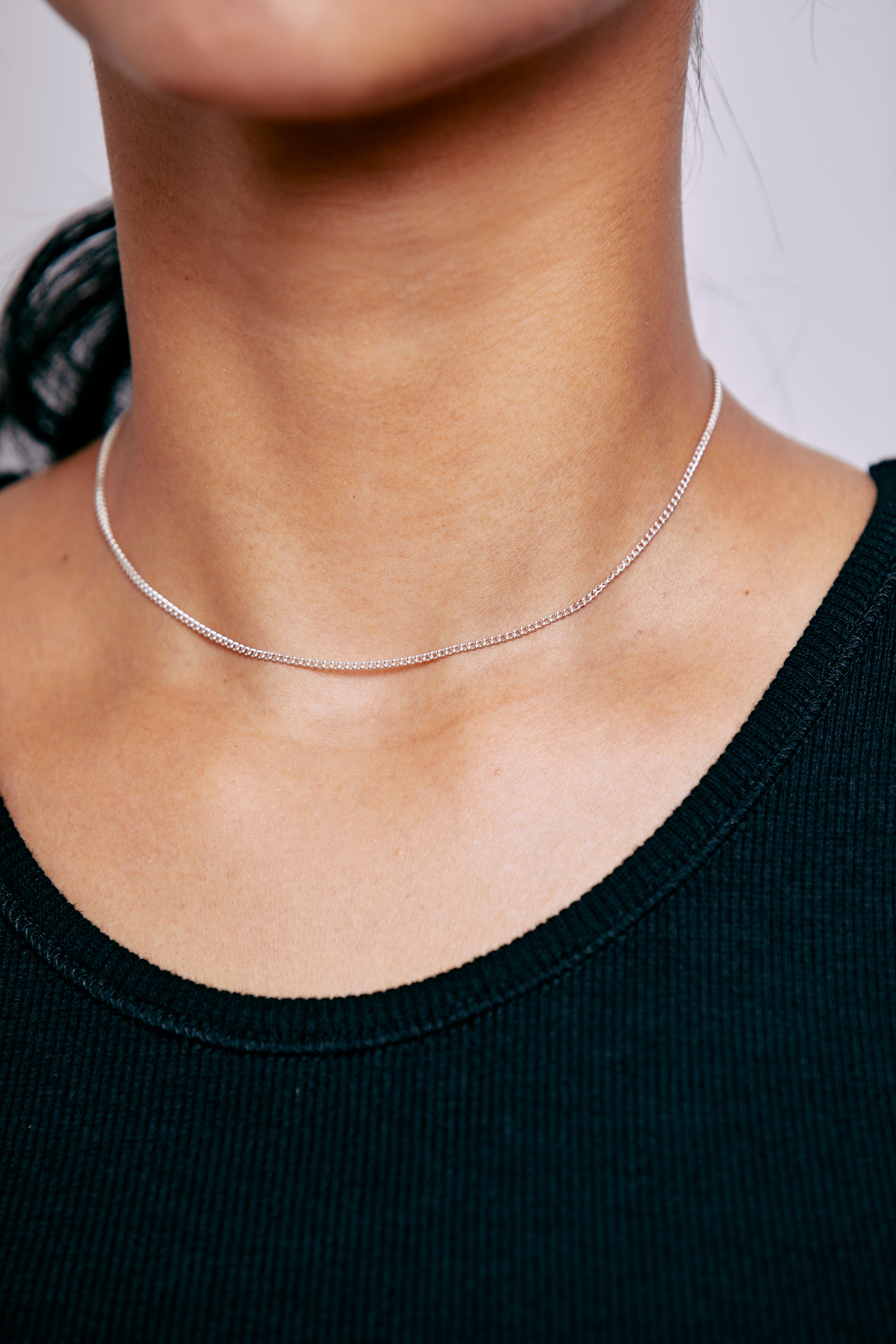 Simple Necklace #01 Silver