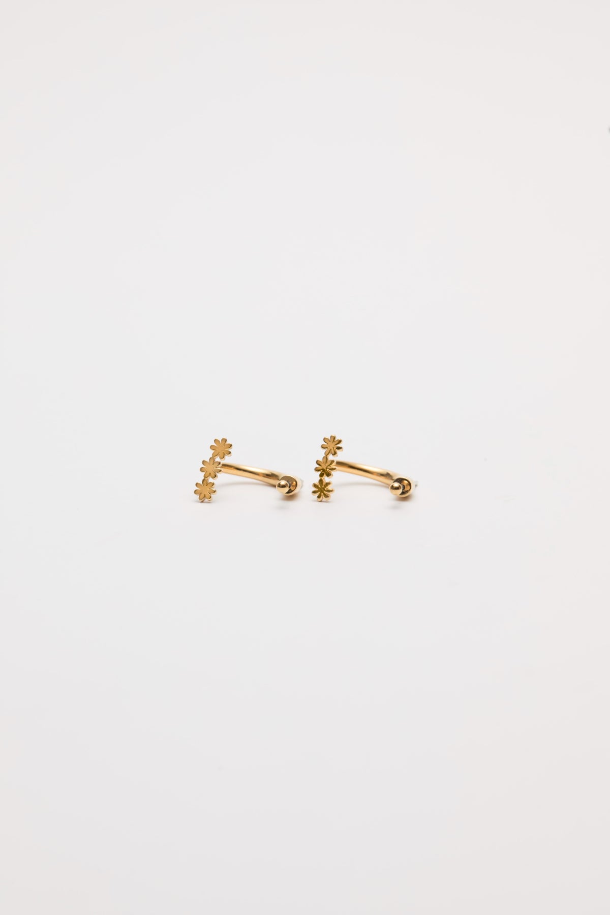 Flower Earrings (Gold)