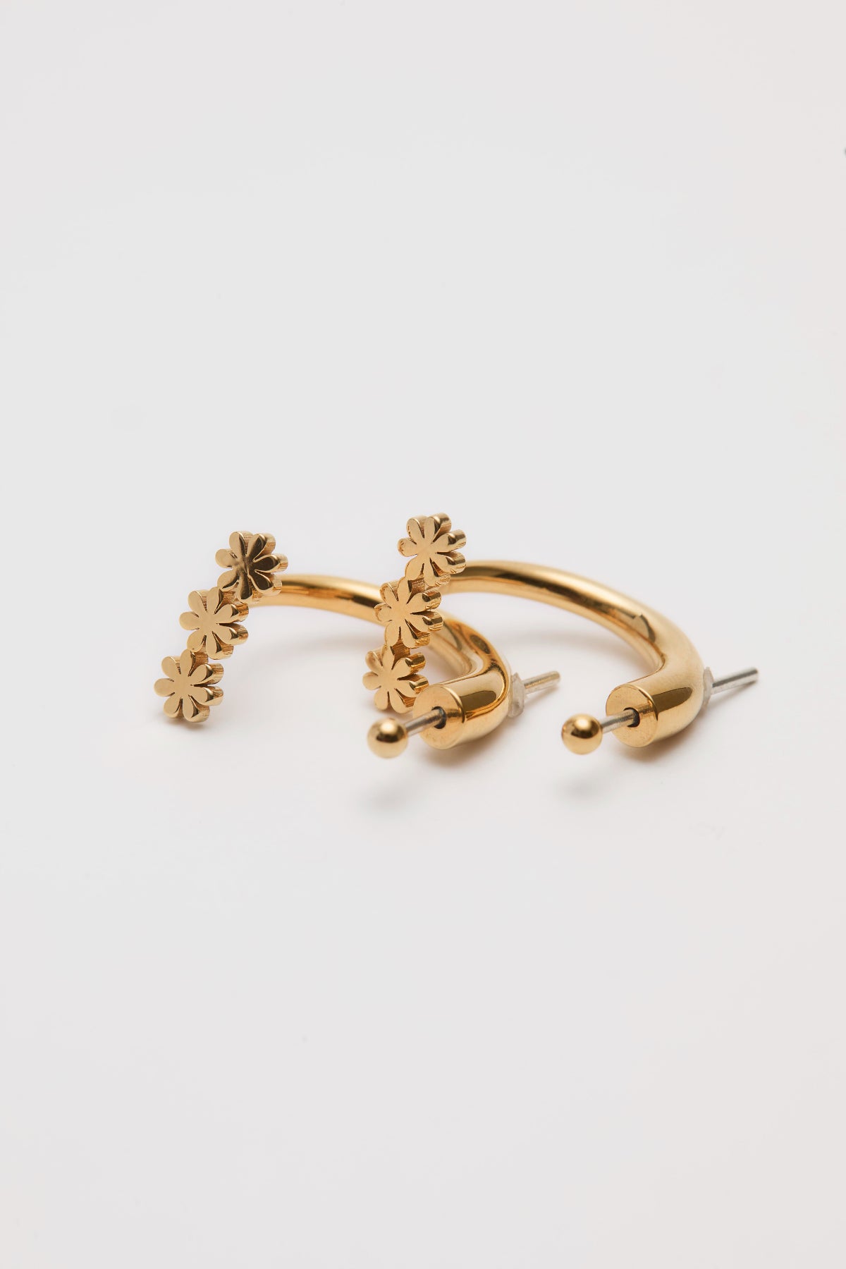 Flower Earrings (Gold)