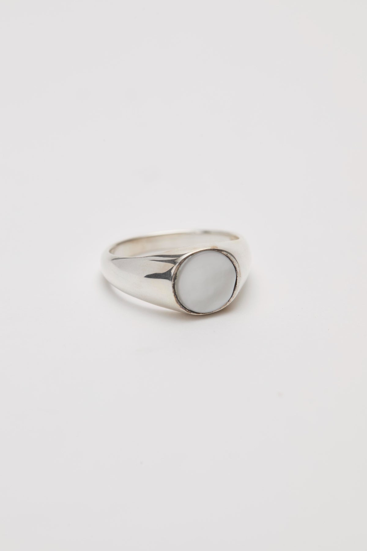 STONE RING（White / Shell）