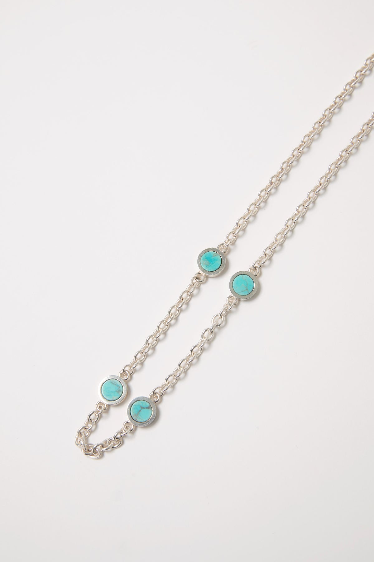 STONE NECKLACE (Ice Blue / Turquoise)