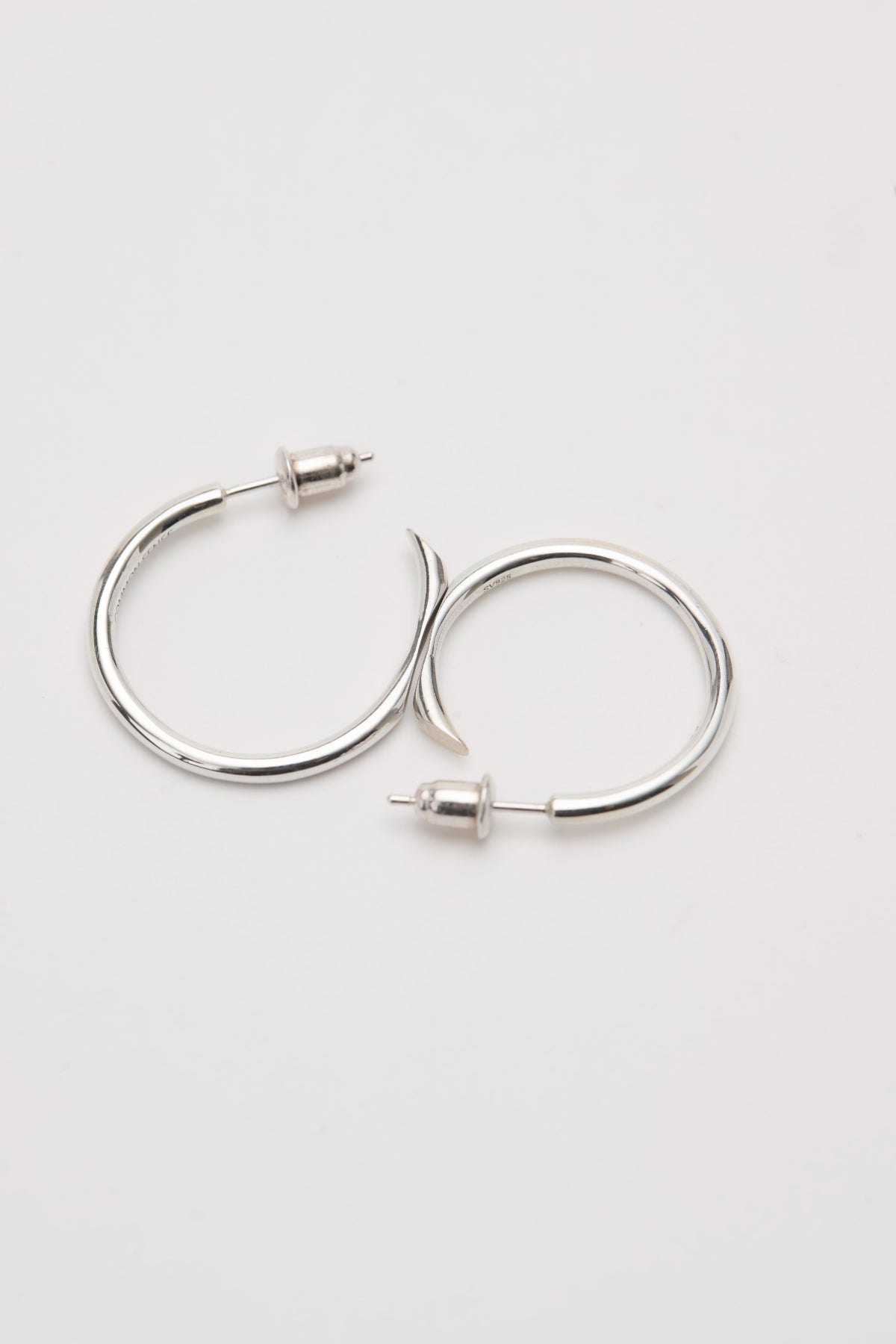 HOOP EARRING(SLIM-Silver)