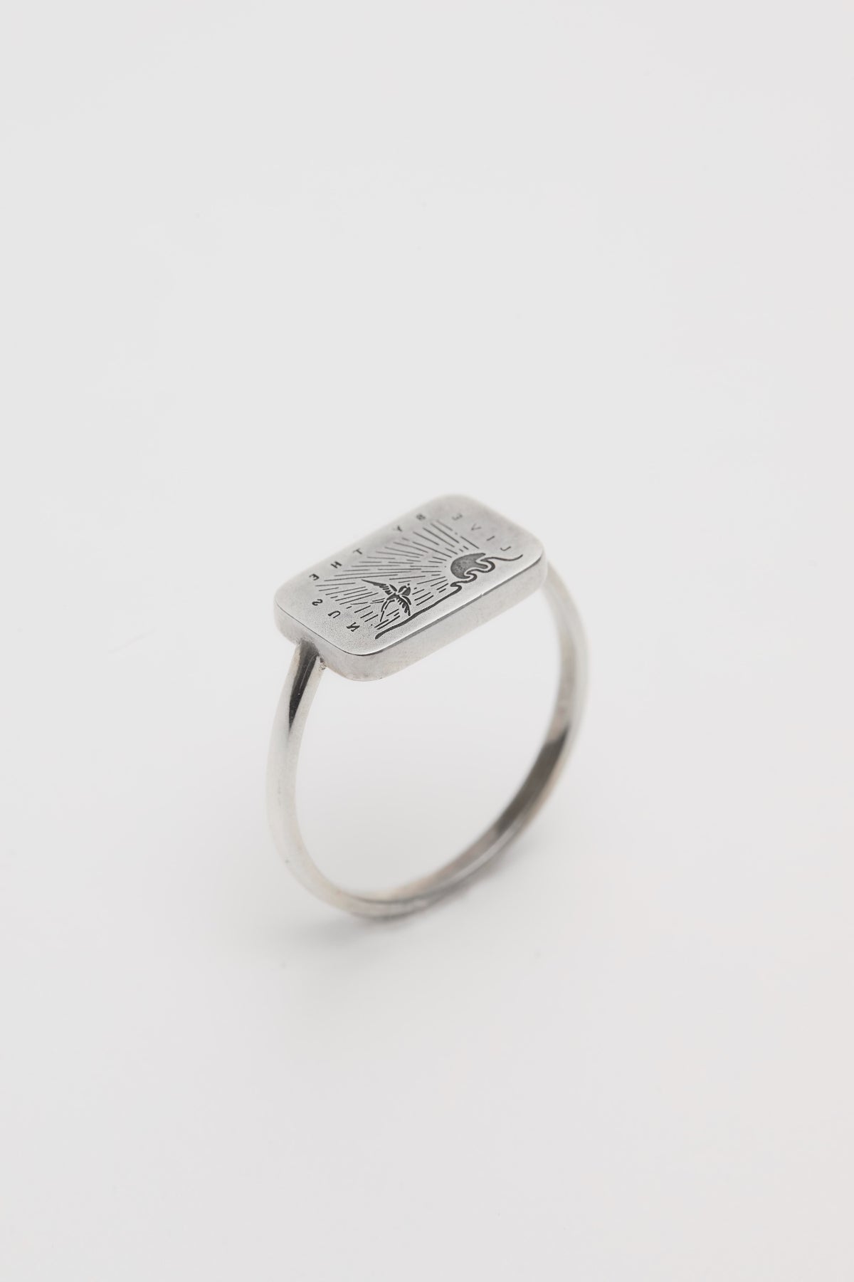 SWALLOW STAMP RING